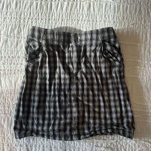 Plaid skirt